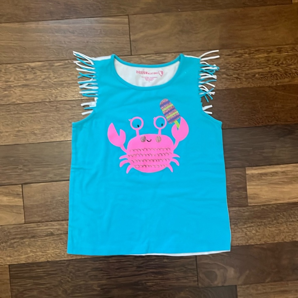 Design History Girls Size 5 Tank Top 🦀